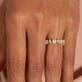 Confetti Lab Created Diamond Band