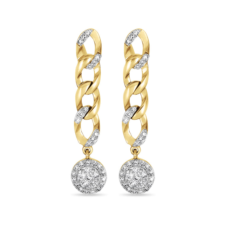 Curbside Diamond Chain Earrings