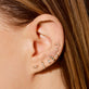 Curve Trifecta Diamond Piercing Earring