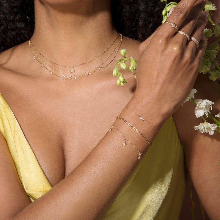 Daisy Chain Sparkle Choker