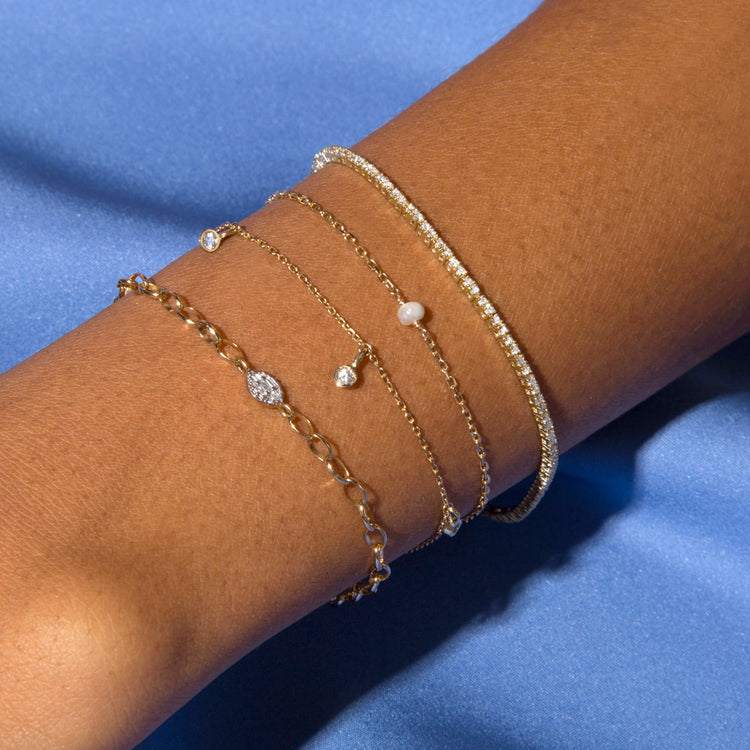 Dangling Sapphire Bracelet
