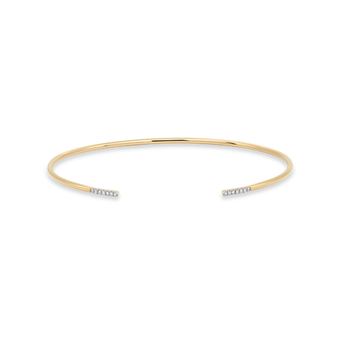 Diamond Accent Outline Cuff