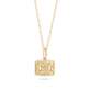 Diamond Baby Block Necklace
