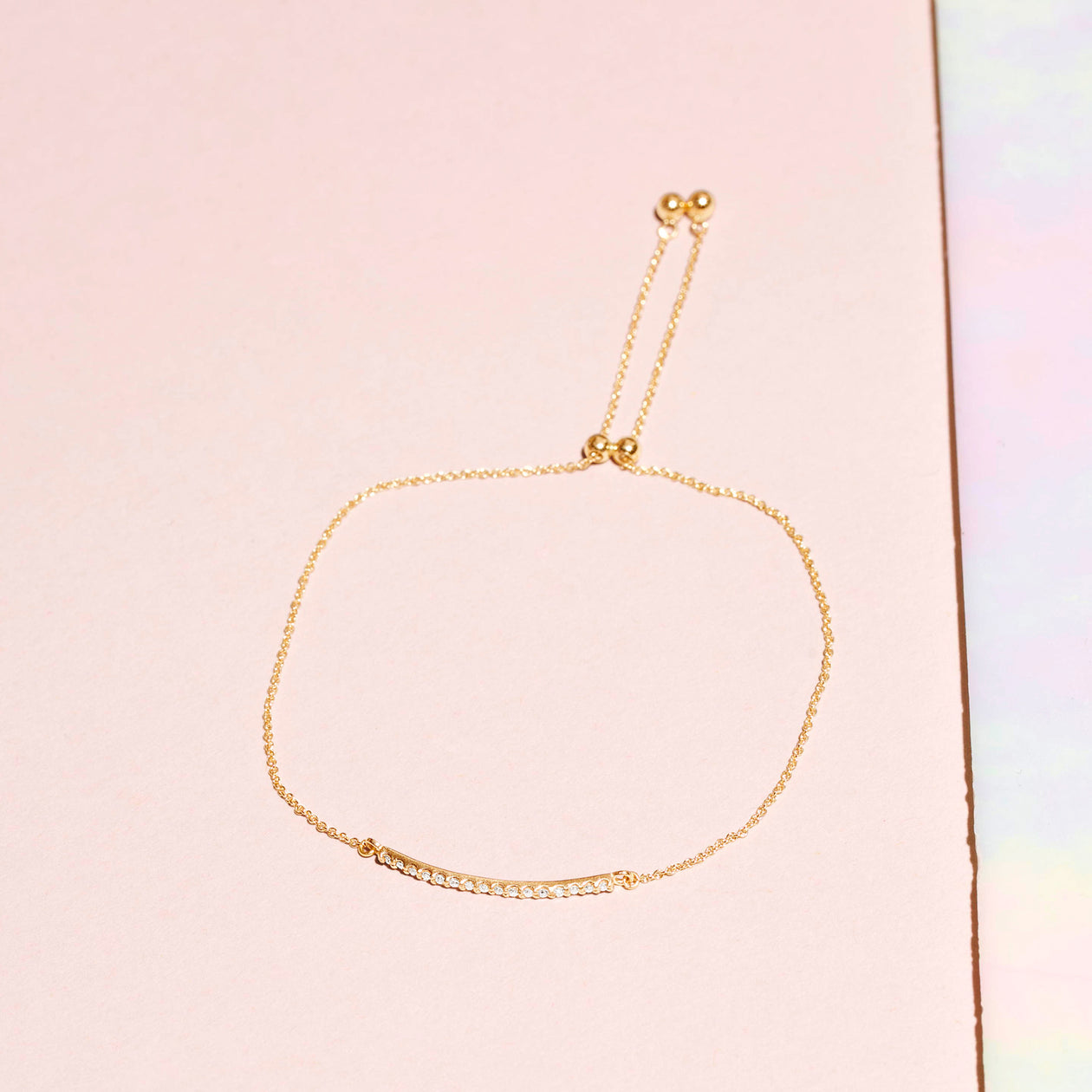 Diamond Bar Slider Bracelet main image 0