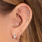 Diamond Burst Dangle Earrings