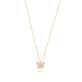 Stone and Strand 14K Yellow Gold Diamond Butterfly Pendant Front Image