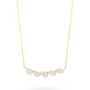Diamond drop pendant necklace
