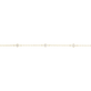 Stone and Strand 10K Yellow Gold Teeny Diamond Drizzle Bracelet Close Up Image