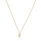 Stone and Strand 10K Yellow Gold Tiny Diamond Initial Sparkle Choker Front Image