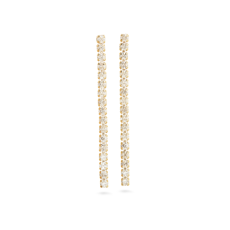 Diamond Line Earrings