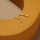 Diamond Line Princess Earrings