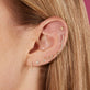 Diamond Line Princess Earrings
