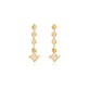 Diamond Line Princess Earrings