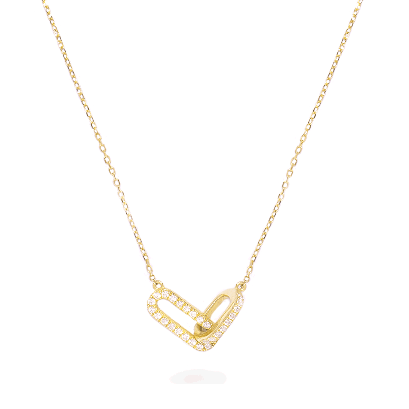 Medium Diamond Linked Up Necklace STONE AND STRAND