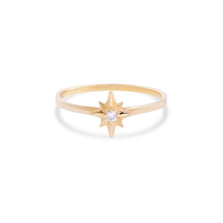 Diamond North Star Ring