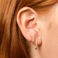 Diamond Oval Earrings