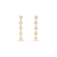 Stone and Strand 10K Yellow Gold Diamond Rally Tennis Earrings Front Image