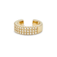 Diamonds On Diamonds Ear Cuff