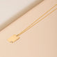 Dog Tag with Teeny Diamond Pendant
