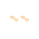 Double Love Gold Studs
