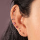 Double Love Gold Studs