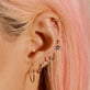 Double Sapphire Piercing Earring