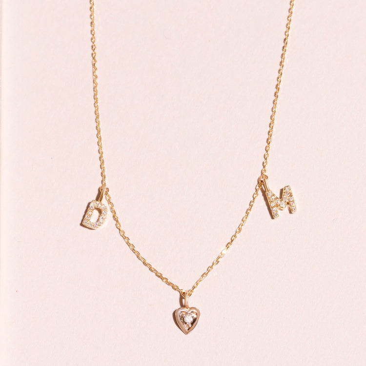 Double-Up Let's Get Personal Diamond Necklace