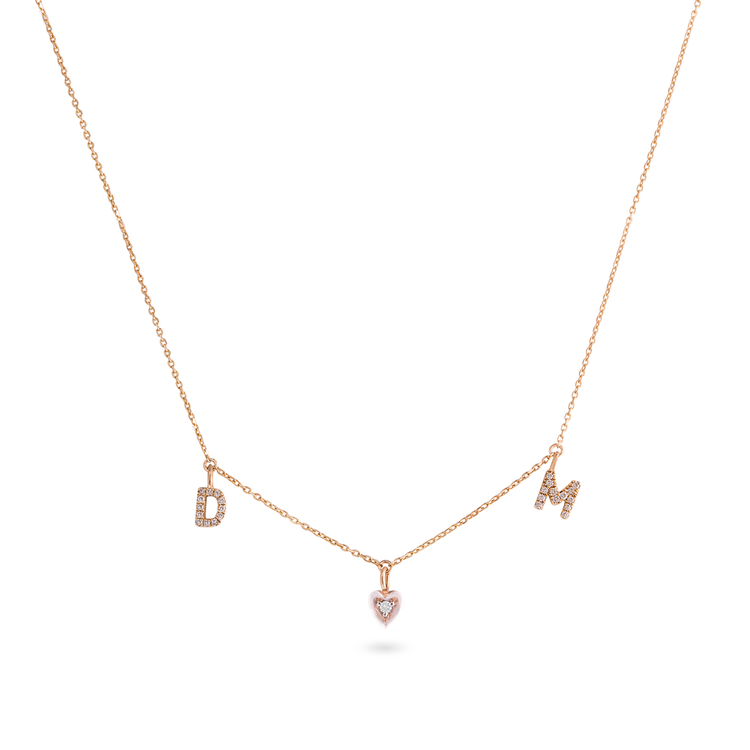 Double-Up Let's Get Personal Diamond Necklace