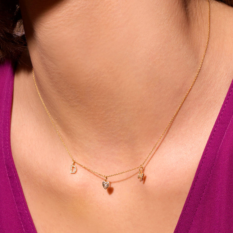 Double-Up Let's Get Personal Diamond Necklace
