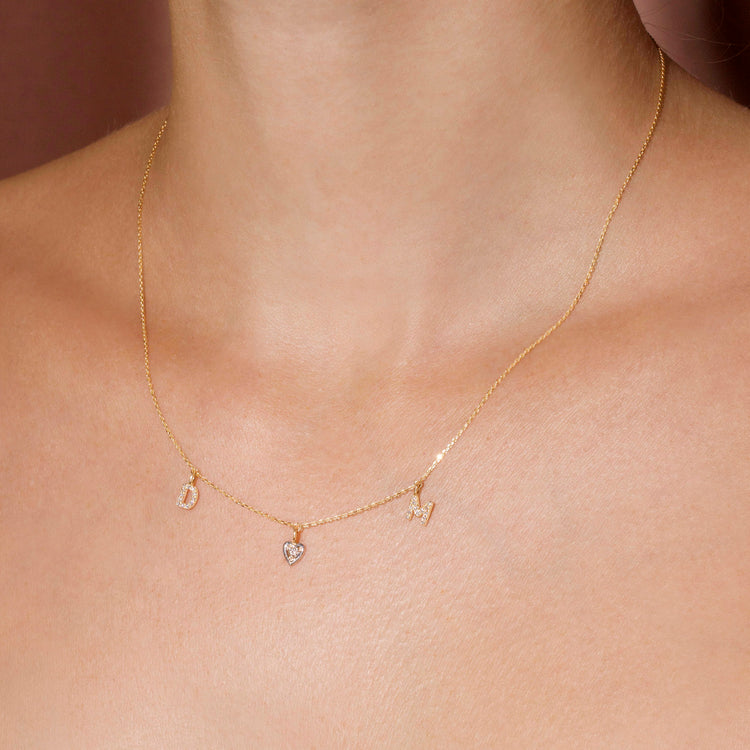 Double-Up Let's Get Personal Diamond Necklace