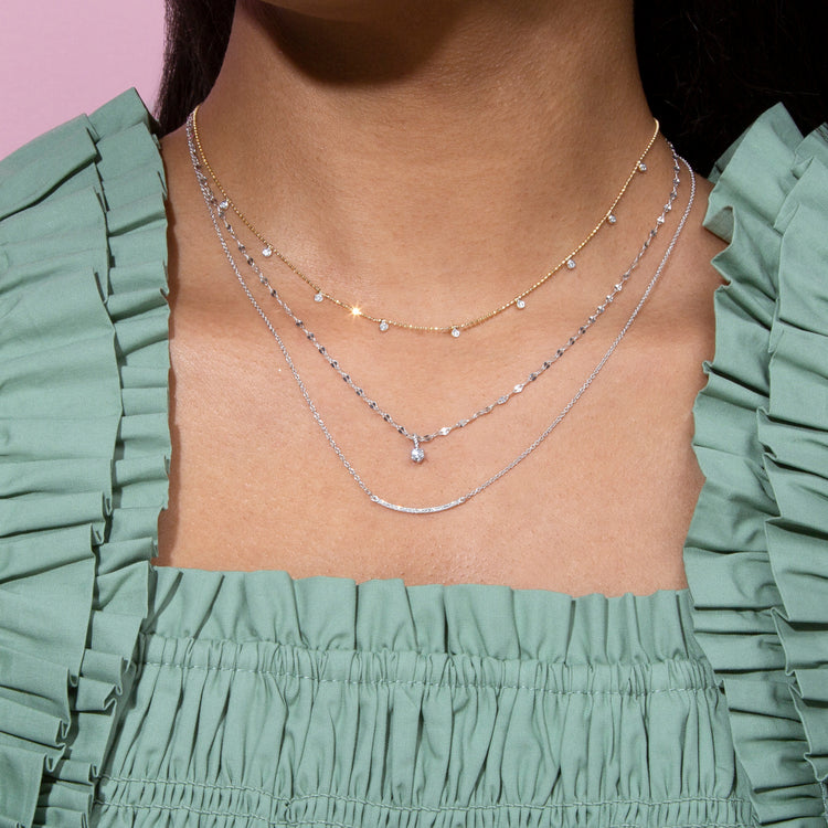Fairy Lights Diamond Necklace