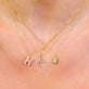 Tiny Diamond Initial Sparkle Choker