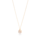 Stone and Strand 14K Yellow Gold Elliptical Pearl Pendant Necklace Front Image