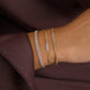 Fine Diamond Pave Chain Cuff