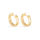 Fine Diamond Pave Chain Huggies