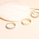 Still life image of Fine Diamond Pave Chain Ring with Stone and Strand solid gold jewelry