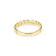 Stone and Strand 10K Yellow Gold Fine Diamond Pave Chain Ring Rear Image
