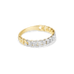 Stone and Strand 10K Yellow Gold Fine Diamond Pave Chain Ring Side Image
