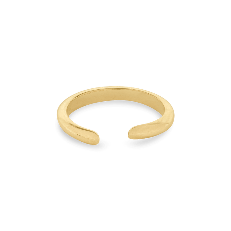 Stone and Strand 10K Yellow Gold Fine Ear Cuff Rear Image