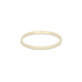 Stone and Strand 14K Yellow Gold Fine Flat Band Front Image