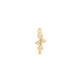 Fixed Diamond Cluster Piercing Earring