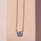 Floating Sapphire Necklace