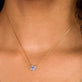 Floating Sapphire Necklace