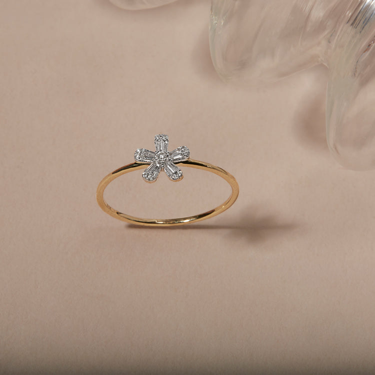 Flower Power Diamond Ring