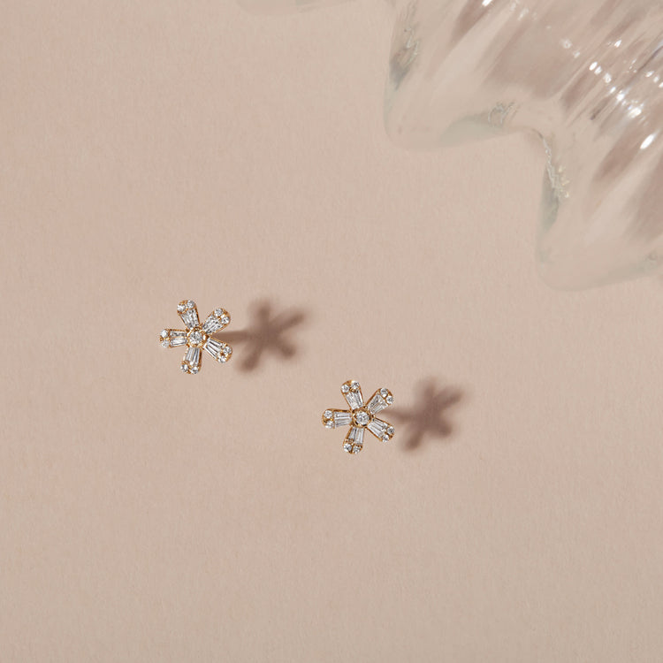 Flower Power Diamond Studs