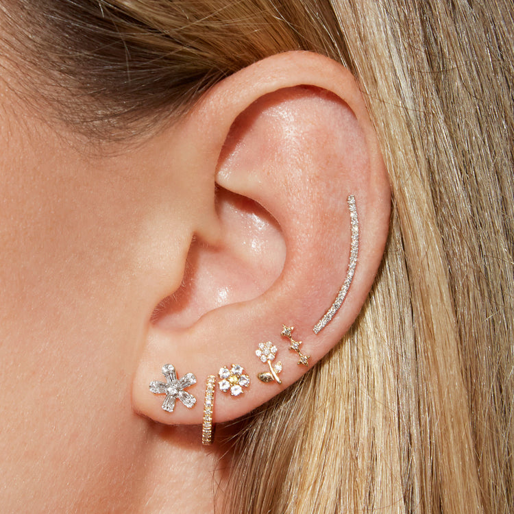 Flower Power Diamond Studs