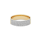 Stone and Strand 10K Yellow Gold Glamorous Diamond Cigar Band Front Image