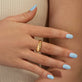 Gold Brioche Ring