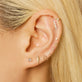 Gold Diamond Shape Stud