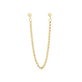 Gold Filled Double Trouble Chain Earring